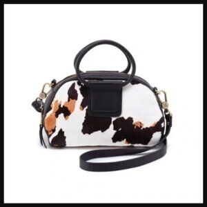 HOBO Sheila Small Satchel Bag Purse Leather Cowhide Handles & Cross‎ Body NEW